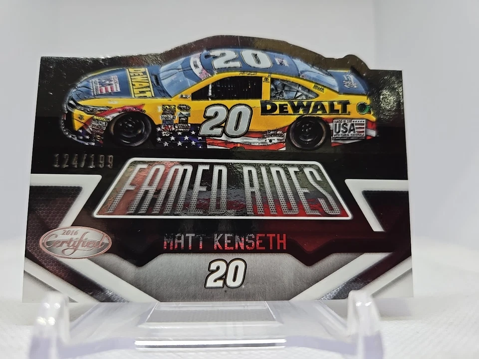 2016 Certified Matt Kenseth 124/199 Famed Rides Die-Cut Insert #FR12 L👀k! - Image 2 of 3