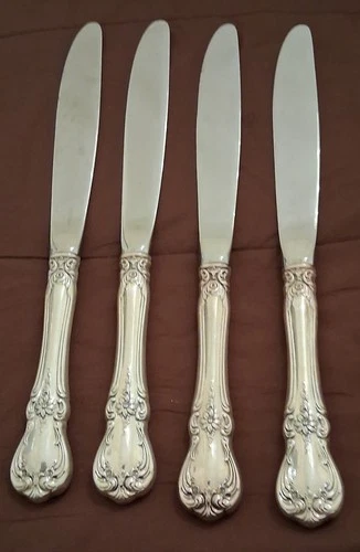 4 Old Master By Towle Sterling Silver Dinner Place Knifes 8 3/4"