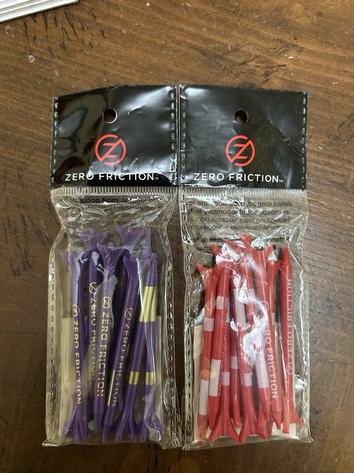 Tees 3-prong & 5 Prong 2 3/4 Tees Each Are Pack Of 10