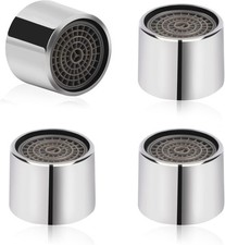 4 Pcs Faucet Aerator,22mm Kitchen Sink Aerator Filter with Silver