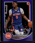 2025 Bowman Basketball Purple Pattern Border Ausar Thompson #76