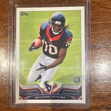 Topps 2013 DeAndre Hopkins Rookie #155 Houston Texans Football Card. rookie card picture