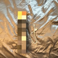 Minecraft Torch Rechargeable Pixelated Lamp Multi color Variations