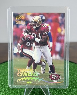 1998 Pacific Paramount - Holo Silver Terrell Owens #210 49ers HOF