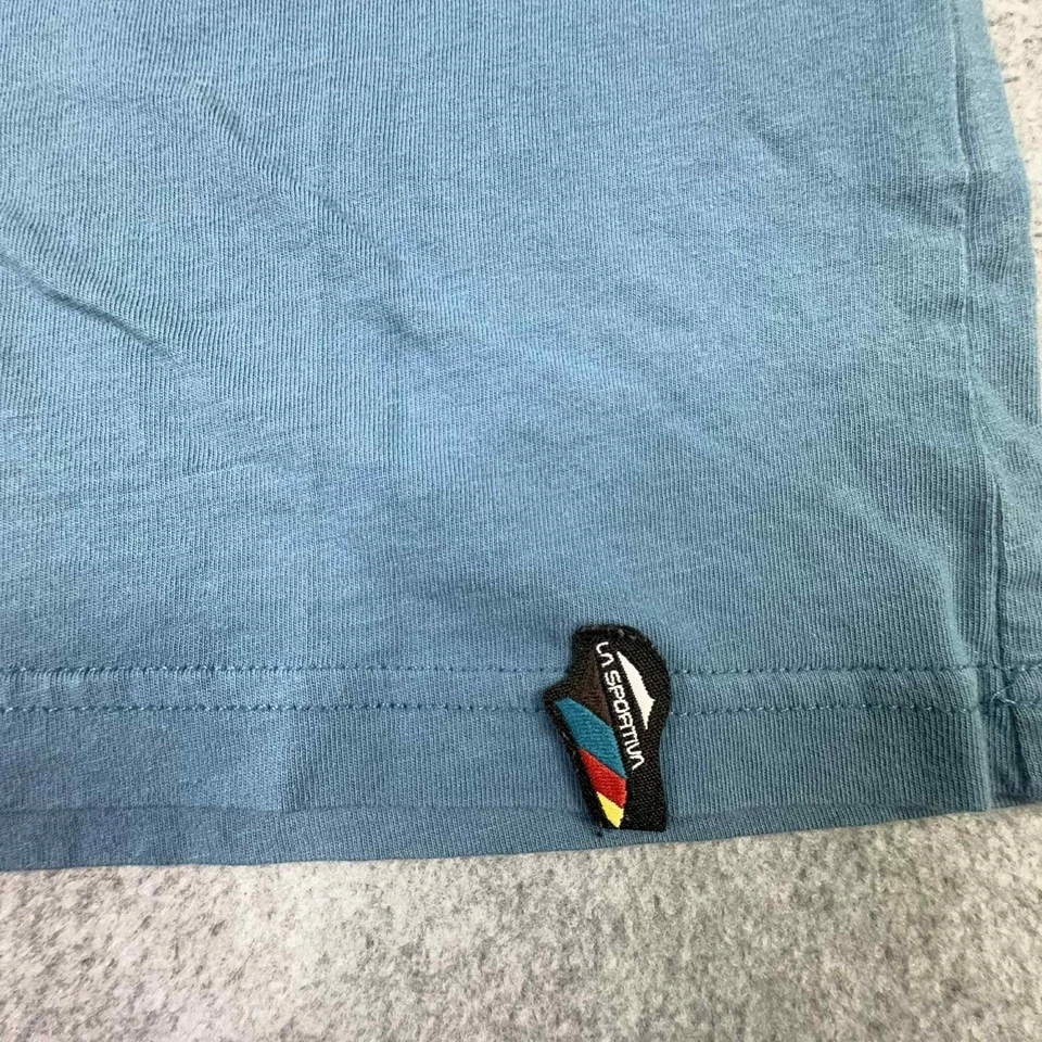 La Sportiva Dude 背心衬衫男式 XL 蓝色跑步训练户外远足多件 — 第 2/4 张图片