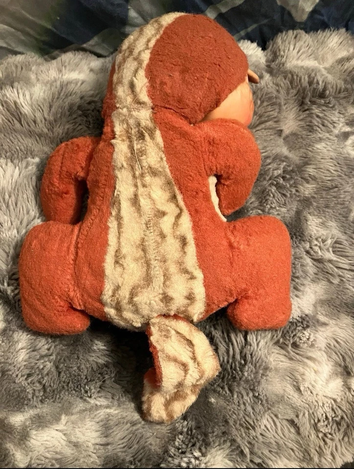 Vintage 1950's Knickerbocker Pouting Teddy Bear Plush Rubber Face - Image 2 of 4