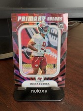 2025 Panini Donruss Optic Emeka Egbuka #5 RC Primary Colors Black Pandora /149