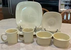 LOT of 8 - Ivory Fiestaware Homer Laughlin & HLC dishes