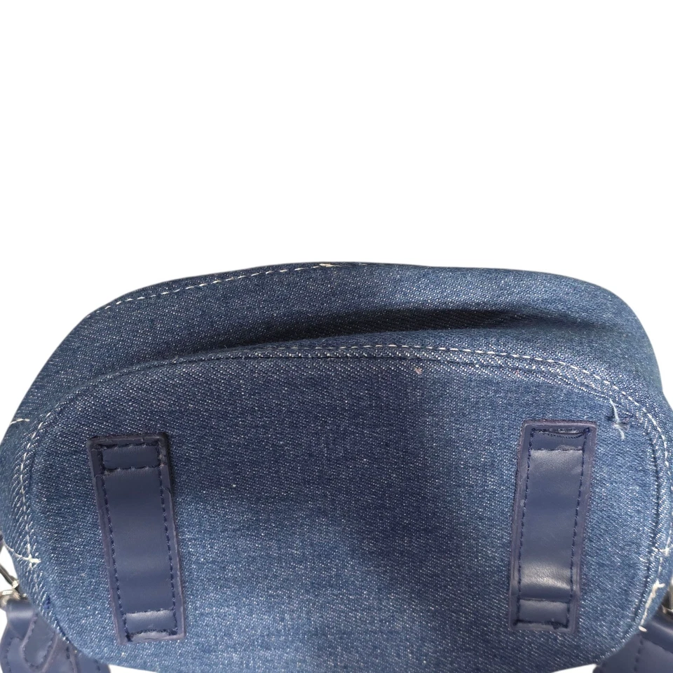 Joseph Ribkoff джинсы сумка через плечо сумочка джинсовой ткани синий белый логотип ремень - Изображение 4 из 4