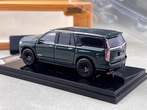 SHADOW PRO 1/64 Scale Cadillac Escalade ESV Green Diecast Car Model Toy Gift - Picture 4 of 6