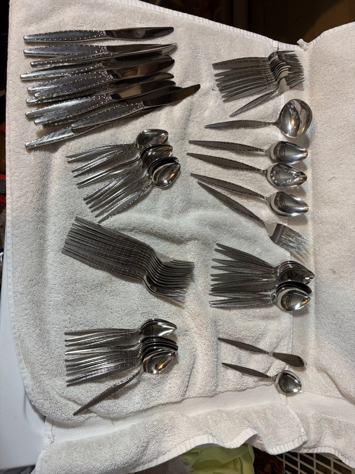 Oneida Venetia Community Stainless Flatware 78 Pc Set For 12 Incl Serving Pieces