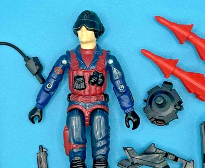 Figura de chatarra Cobra 1984 vintage G.I. GI Joe 3.75 ARAH Completo 2 Foto 2 de 3