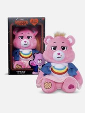 Netflix - Care Bears x Stranger Things Cheer Bear as Eleven, 12 Inch Plush