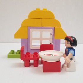 Lego Duplo Disney Princess 6152 Snow White&rsquo;s Cottage Near Complete Fig Bunny
