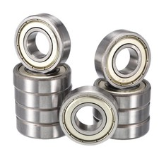 R8ZZ Deep Groove Ball Bearings 1/2 x 1-1/8 x 5/16 Inch Double Shielded 10 PCS