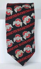 RM Sport The Ohio State University Buckeyes Vintage 1999 Imported Silk Neck Tie