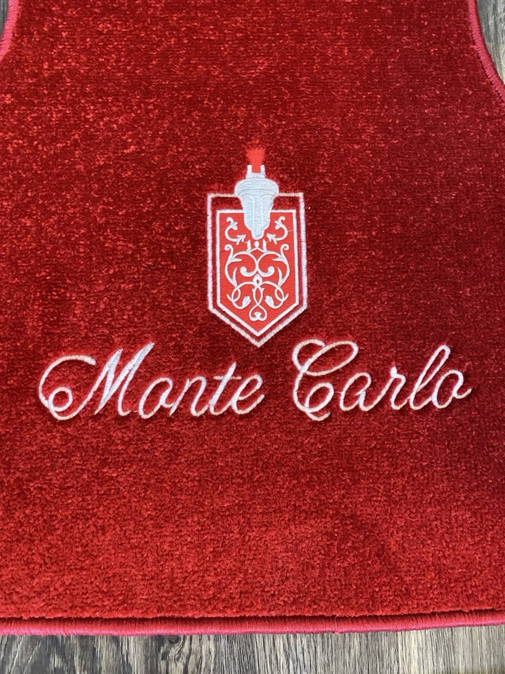 Tapete Chevy Monte Carlo 1970-1988 LS SS CL VERMELHO - Imagem 2 de 2