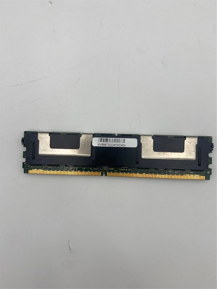 Kingston 4GB 512M x 72-Bit PC2-5300 CL5 ECC 240-Pin FBDIMM KVR667D2D4F5/4GI - Image 2 of 4