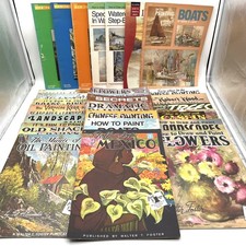 Vintage Walter T Foster Art Instruction Books Lot of 27 How To Paint Draw