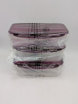 Lock & Lock 3-Pc! Storage Rectangular Set 3.6 Quart  & 2 1.7 Quart Food Storage