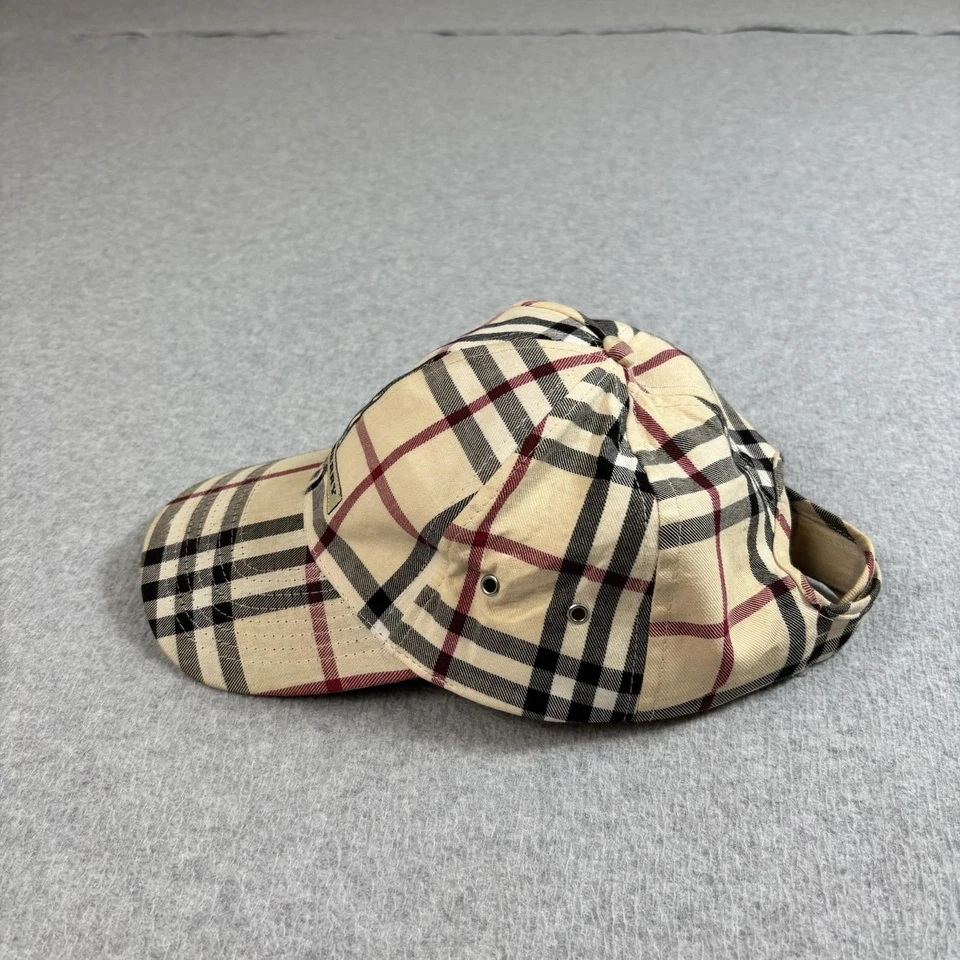 Burberry Sombrero Gorra Correa Trasera Beige Clásico Cuadros Cuadros Nova Check Béisbol Para Hombres Foto 3 de 4