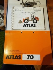 Atlas Radlader 70 Betriebsanleitung und Ersatzteilliste