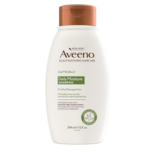 Aveeno Farm-Fresh Oat Milk Sulfate-Free Shampoo with Colloidal Oatmeal Almond