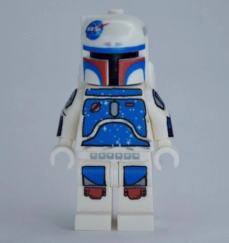 NASA Cloud City Boba Fett LEGO Star Wars Custom Minifigure - Shop Exclusive