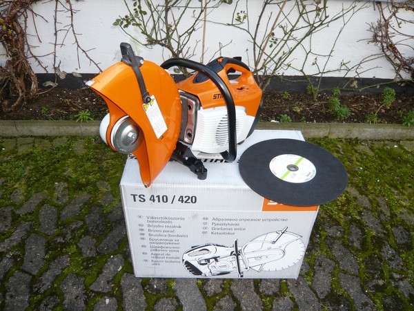 Stihl Ts 420 Benzin Trennschneider Motorflex Trennschleifer Beton Schleifer Nass-image
