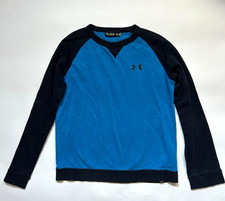 Under Armour Boys Size XL YXL Blue Loose Fit Sweatshirt 1259713 Casual preppy