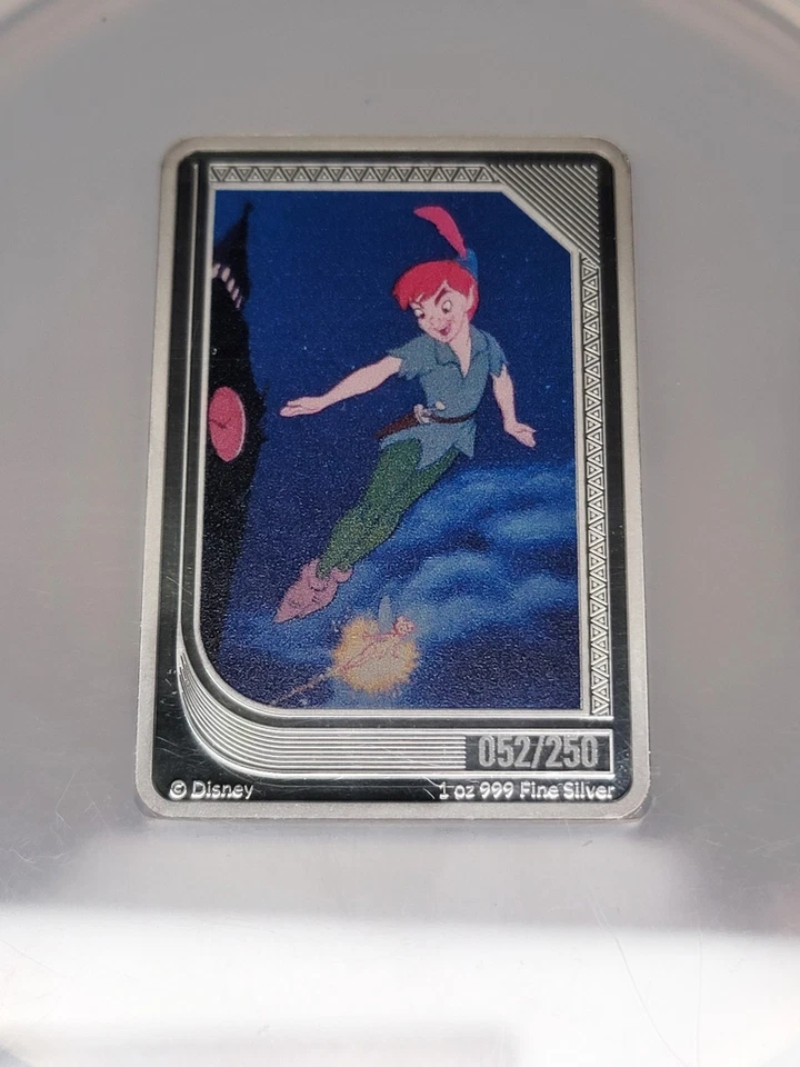 1 oz 999 Silver Disney Trading Coins 2024 Niue $2 Peter Pan PF70 Ultra Cameo NGC - Image 3 of 4