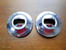 1959 Mercedes-Benz W180 Sedan - Inner Door Handle Chrome Finish Cap Bezel Pair