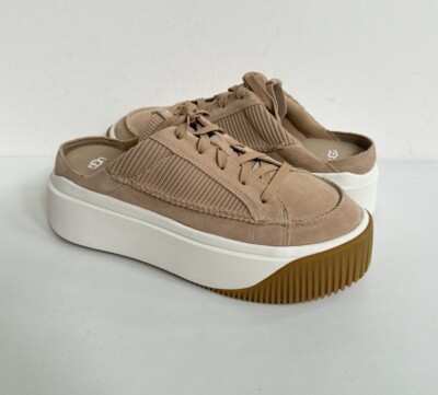 UGG EZ-DUZZIT MULE SAND PLATFORM SNEAKER SHOES US 9.5 / EU 40.5