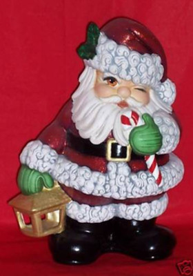 Ceramic Bisque~~ Ready to Paint~~ Medium Santa 12'' Tall  clip in included