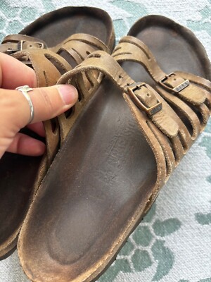 Birkenstock 37 Brown sandals women's 6 | eBay