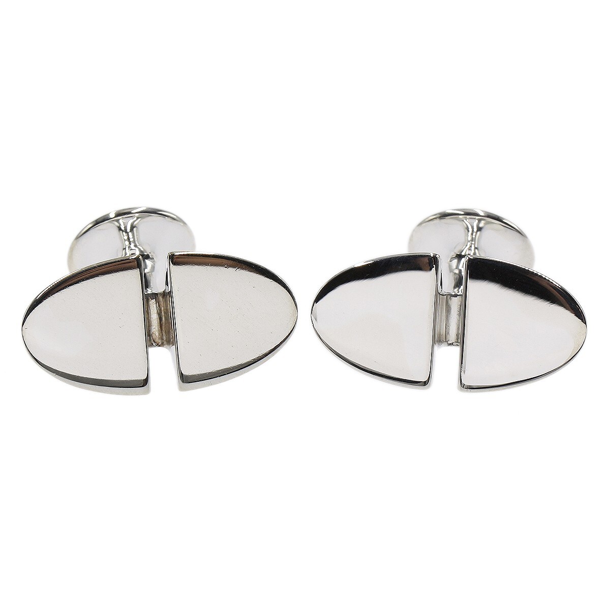 小物 Hermes Silver 925 Cufflinks Early 20th Century Hermes Silver Cufflinks – Bell and Bird
