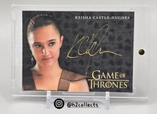 2019 Rittenhouse Game of Thrones GOLD INK Obara Sand Auto Keisha Castle-Hughes