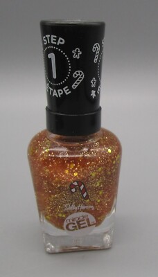SALLY HANSEN~Miracle Gel LESS BITTER, MORE GLITTER (914) Step 1 Gel Nail Polish
