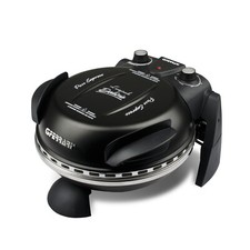 G3 Ferrari Electric Pizza Oven Black With Refractory Cooking Stone Base 1200w