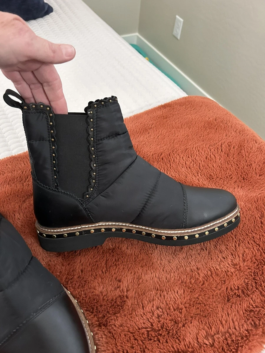 New Free People Atlas studded Chelsea boots size 39.5 9.5 US Black