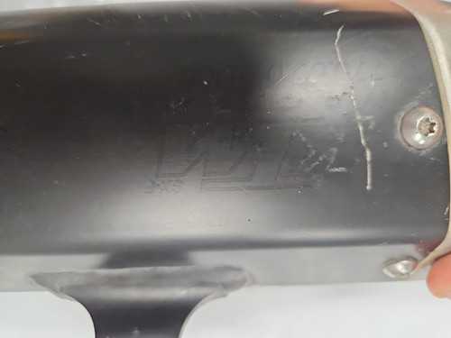 KTM RACING SX-F Q4 HEX Dirt Bike Muffler Off Road & Gas Bike 770.05079.100 Used - Picture 2 of 13