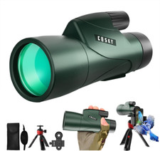 12X55 HD Monocular Telescope with BAK4 Prism  FMC Lens, Lightweight with Smartp