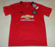 Boys Football Shirt - Manchester United - Home - Adidas - Size UK 26-13-14 Years
