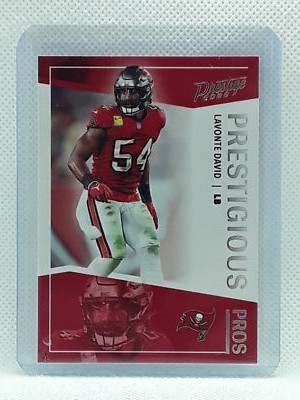 Lavonte David 2022 Prestige Prestigious Pros - #PP-21 - Tampa Bay Buccaneers