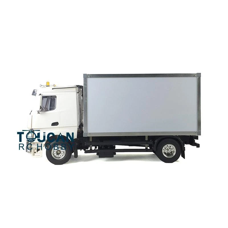 1/14 RC 2Axles Low Top Delivery Truck KIT Container DIY Tractor Car Model Motor - Image 3 of 4