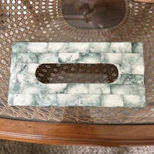 Handmade Shell Capiz Tissue Box Cover
