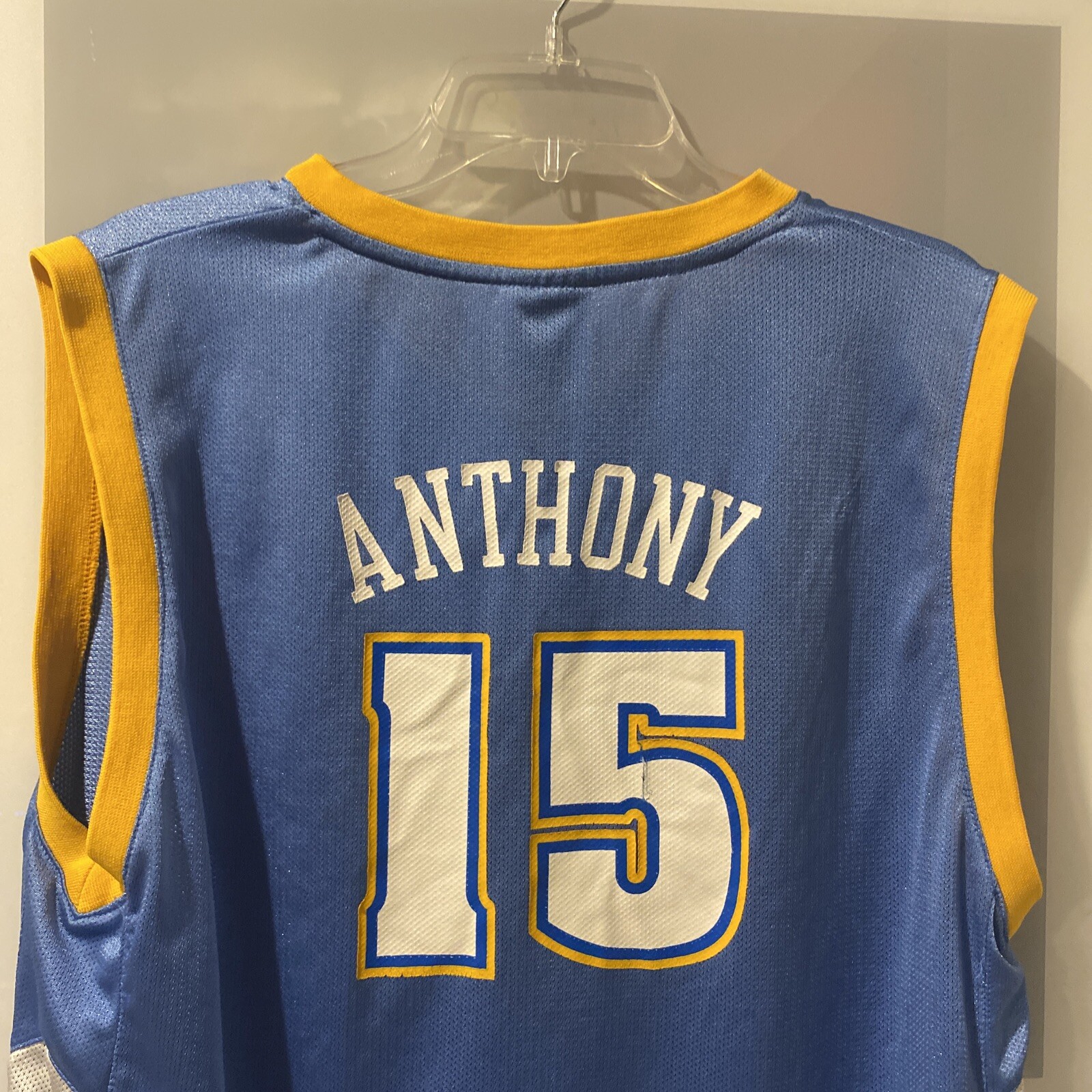 NBA Reebox Youth Denver Nuggets Jersey Carmelo Anthony #15 Size Youth XL 18-20 thumbnail 9
