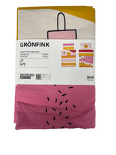New IKEA GRONFINK Duvet Cover 1 Pillowcase for Crib Multicolor 605.723.79