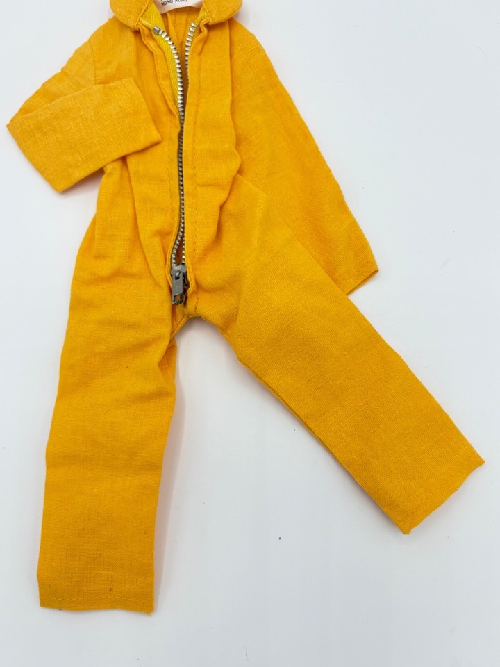 Vintage GI Joe Adventure Team Yellow Jumpsuit (Smoke Jumper/SkyDive