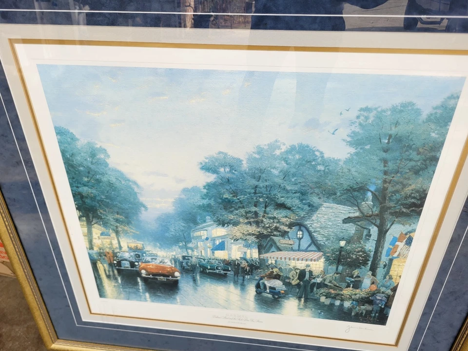 Thomas Kinkade, Carmel Dolores Street & The Tuck Box Tea Room 258/980 S/N LARGE - Изображение 2 из 4